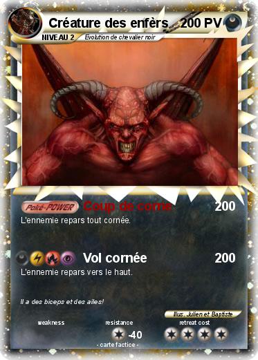 Pokemon Créature des enfèrs