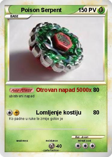 Pokemon Poison Serpent
