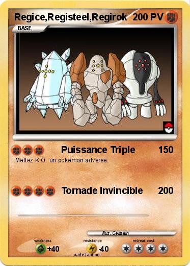 Pokemon Regice,Registeel,Regirok