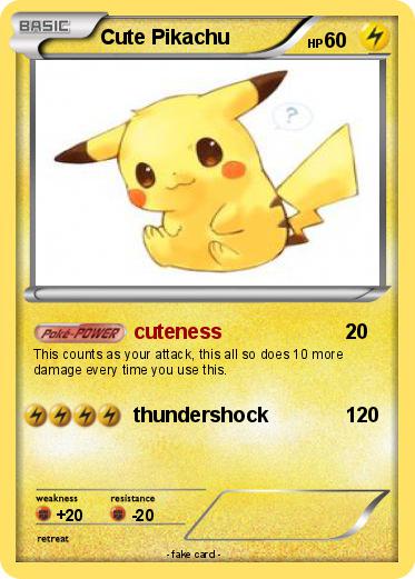 Pokemon Cute Pikachu