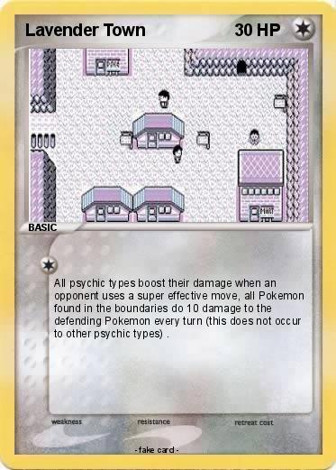 Pokemon Lavender Town