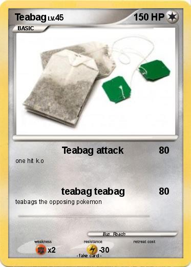 Pokemon Teabag