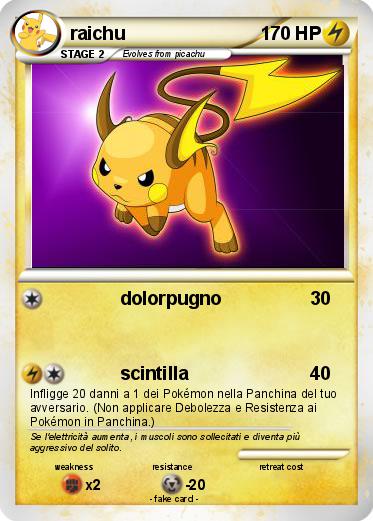 Pokemon raichu