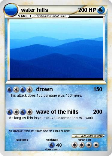Pokemon water hills