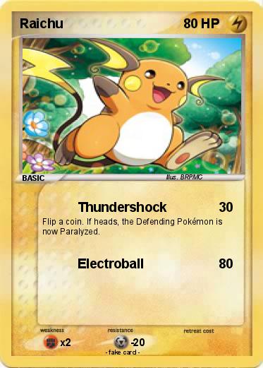 Pokemon Raichu