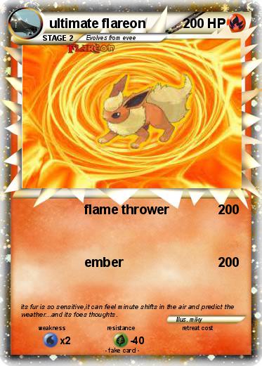 Pokemon ultimate flareon