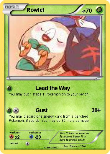 Pokemon Rowlet