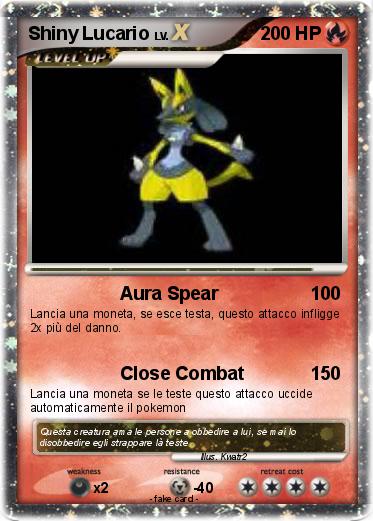 Pokemon Shiny Lucario