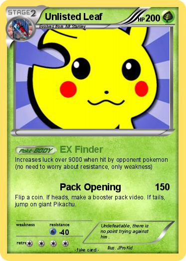 Pokemon Unlisted Leaf