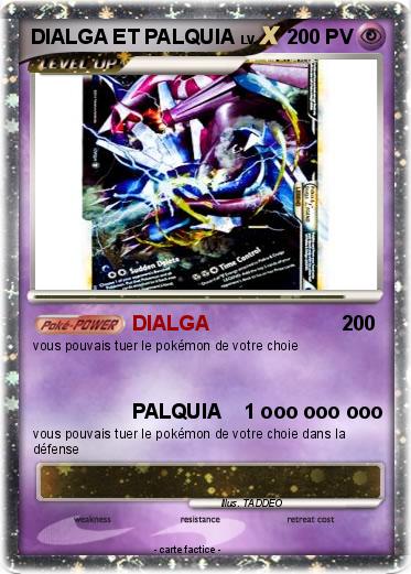 Pokemon DIALGA ET PALQUIA