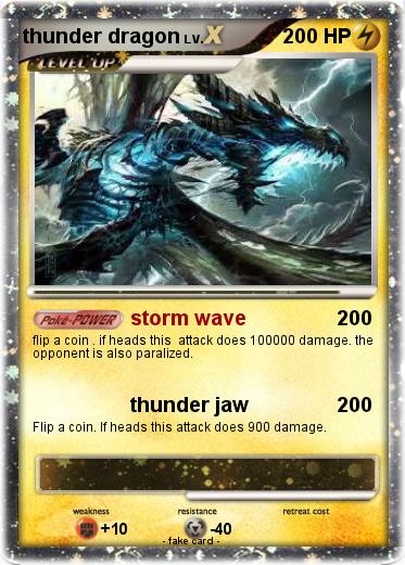 Pokemon thunder dragon