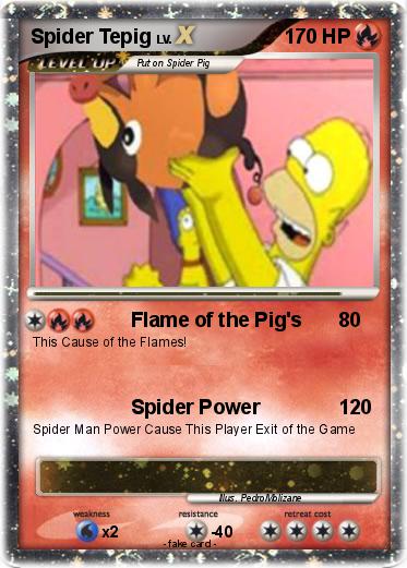 Pokemon Spider Tepig
