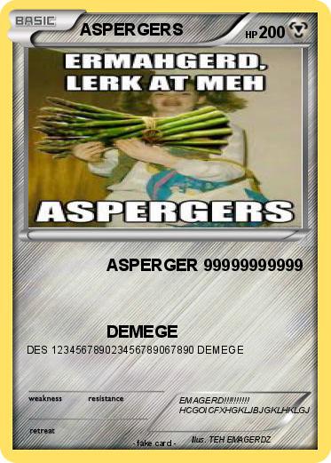 Pokemon ASPERGERS