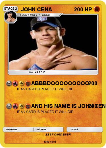 Pokemon JOHN CENA