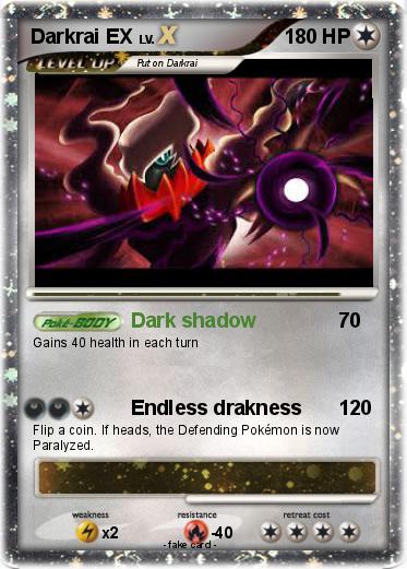 Pokemon Darkrai EX