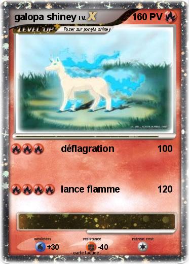 Pokemon galopa shiney