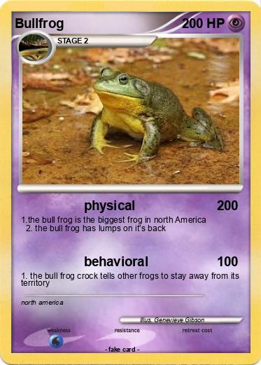 Pokemon Bullfrog