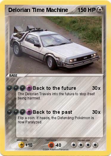 Pokemon Delorian Time Machine