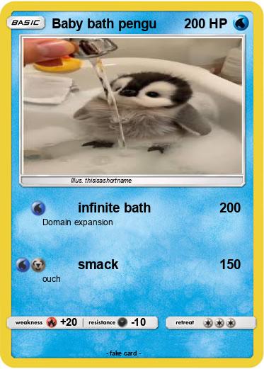 Pokemon Baby bath pengu