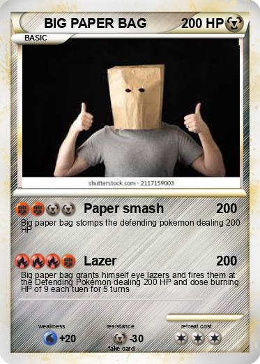 Pokemon BIG PAPER BAG