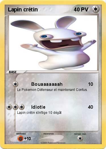 Pokemon Lapin crétin