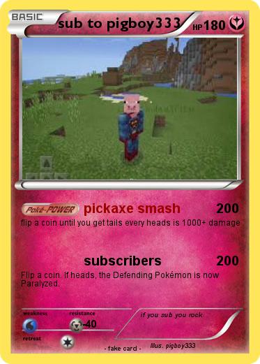 Pokemon sub to pigboy333