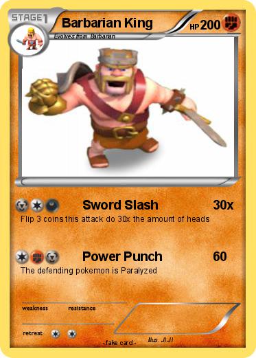 Pokemon Barbarian King