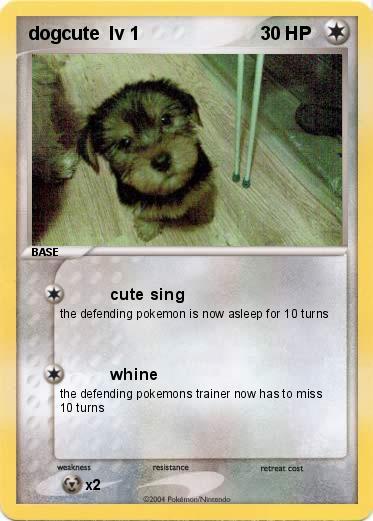 Pokemon dogcute  lv 1