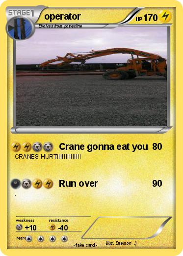 Pokemon operator