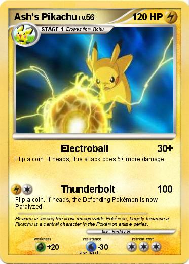 Pokemon Ash's Pikachu