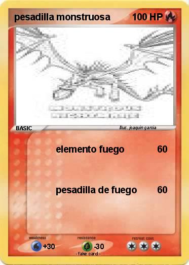 Pokemon pesadilla monstruosa
