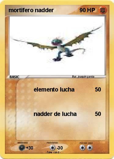 Pokemon mortifero nadder