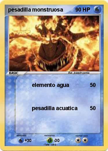 Pokemon pesadilla monstruosa