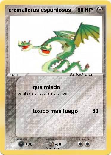 Pokemon cremallerus espantosus