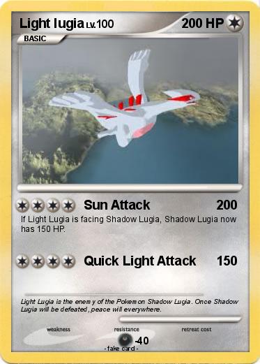 Pokemon Light lugia