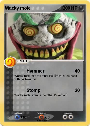 Pokemon Wacky mole