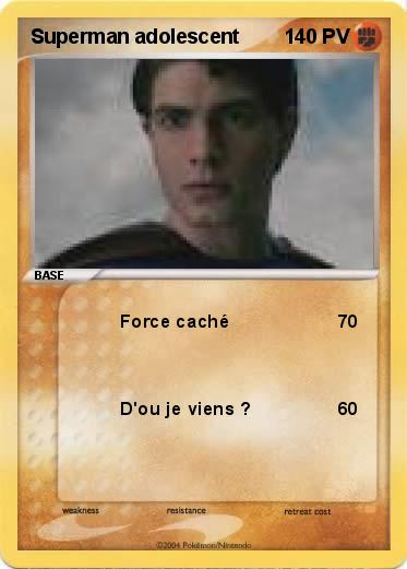 Pokemon Superman adolescent 