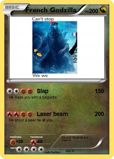 Pokemon French Godzilla