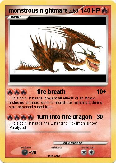 Pokemon monstrous nightmare