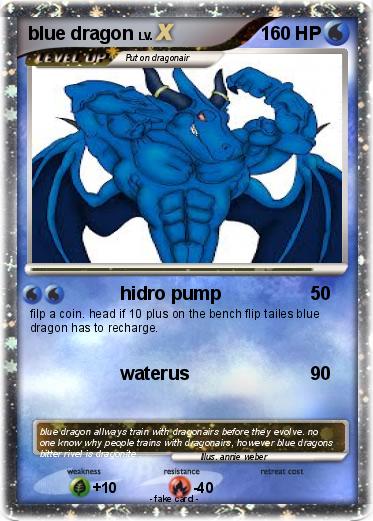 Pokemon blue dragon