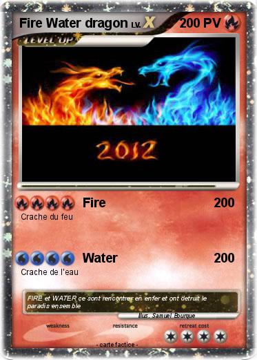 Pokemon Fire Water dragon