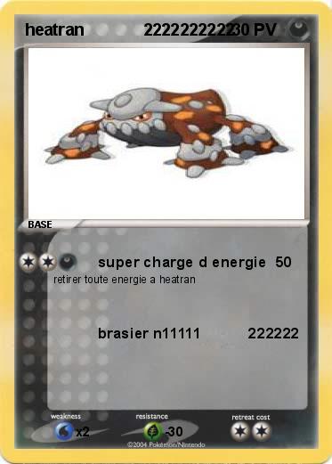 Pokemon heatran             2222222222              