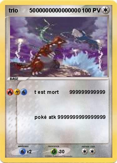 Pokemon trio       5000000000000000           