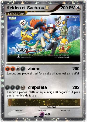 Pokemon Keldeo et Sacha