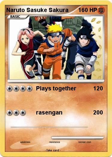 Pokemon Naruto Sasuke Sakura