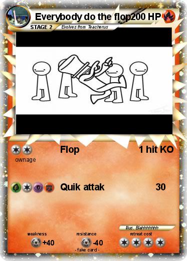 Pokemon Everybody do the flop