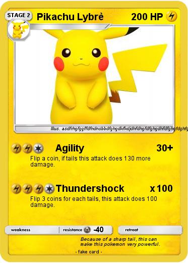 Pokemon Pikachu Lybrè