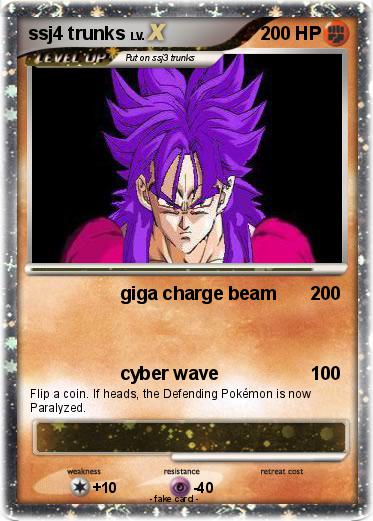 Pokemon ssj4 trunks