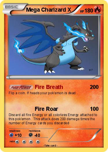 Pokemon Mega Charizard X