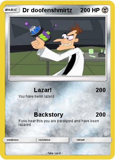 Pokemon Dr doofenshmirtz